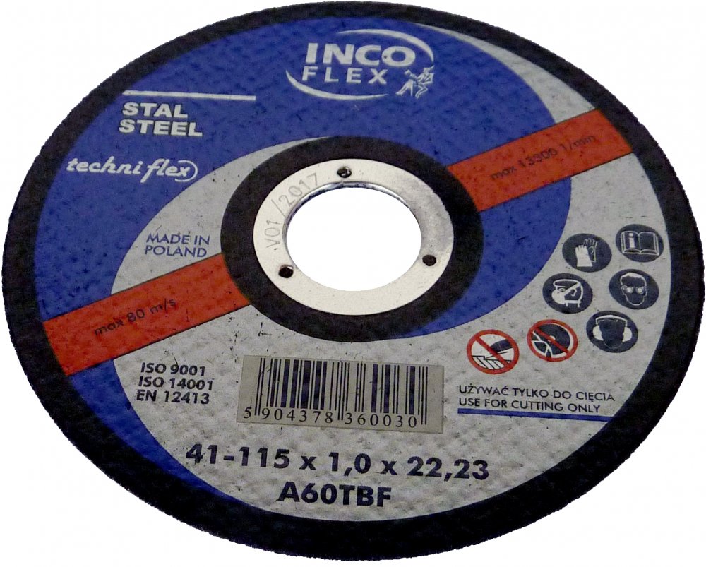 INCO FLEX řezný kotouč na kov 125x1,0
