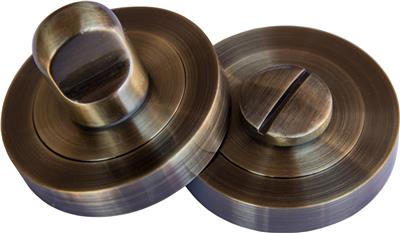 Štít na klíč - záchodové dveřní kování mosazné