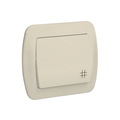 KONTAKT SIMON křížový vypínač bílý