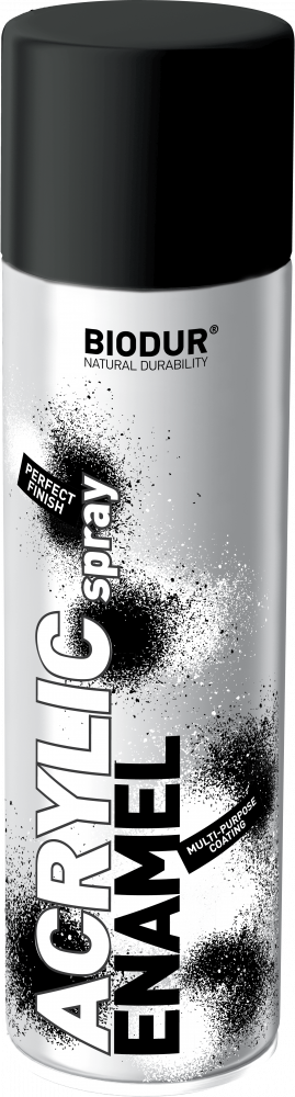 Akrylový černý lesklý lak ve spreji 500ml/ 9005A