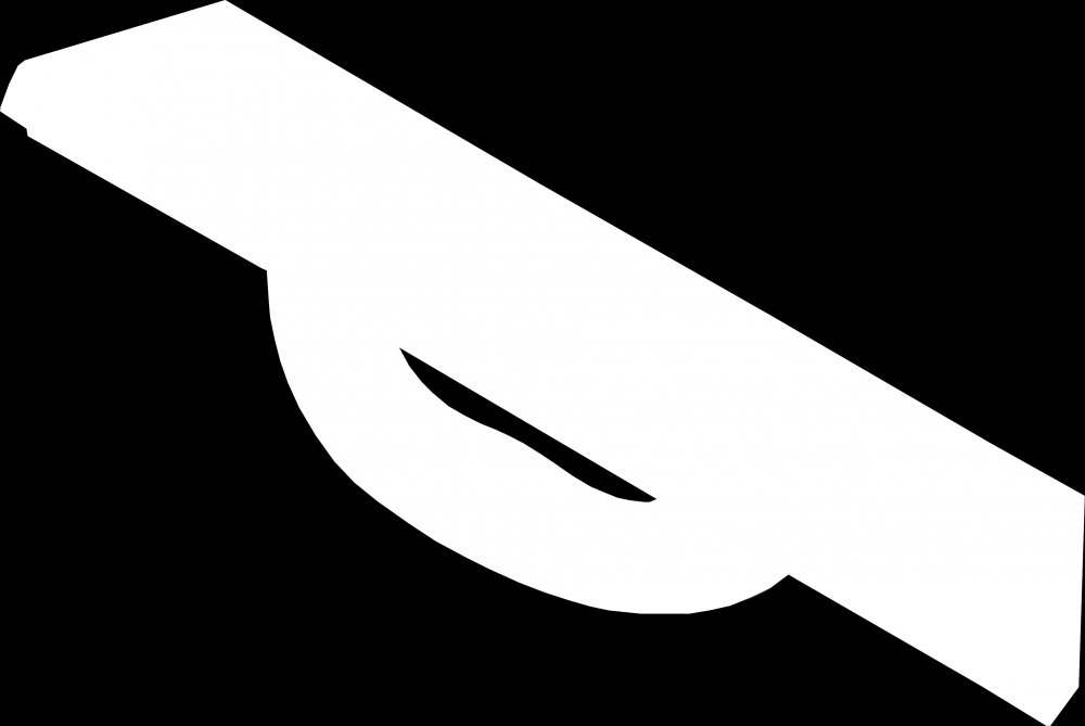 Hladítko plastové s filcem 14x28 8mm