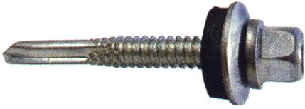 Vrut samovrtný s hlavou na klíč 5,5x75 EPDM 12 - 100ks