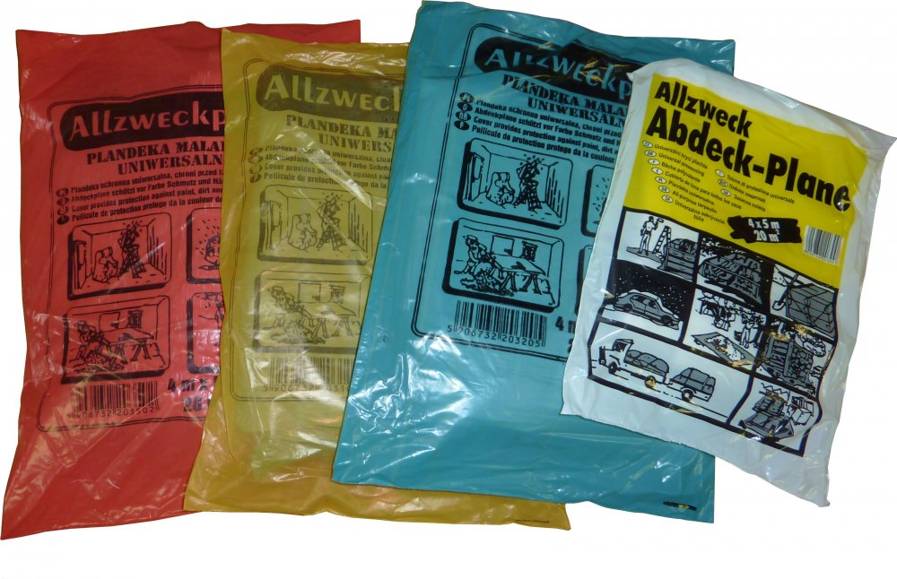 BKSHOP Malířská fólie modrá 2 m2